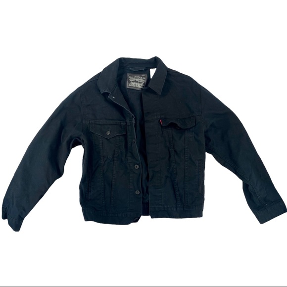 Streetwear Mens Levi’s Medium Black Denim jacket